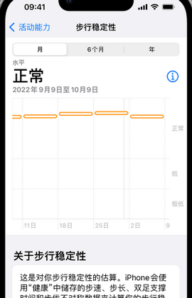 榕江iPhone手机维修如何在iPhone开启'步行稳定性通知'