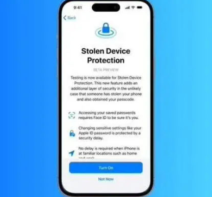 榕江苹果授权维修店分享被盗设备保护功能开启方法 