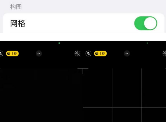 榕江苹果手机维修网点分享iPhone如何开启九宫格构图功能