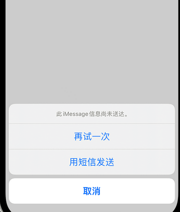 榕江apple维修iPhone上无法正常发送iMessage信息