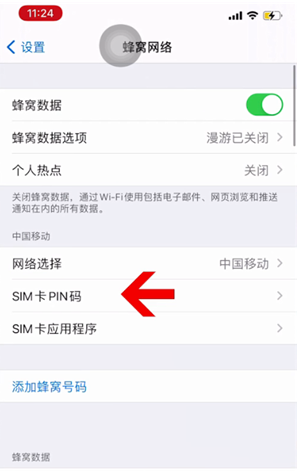 榕江苹果14维修网分享如何给iPhone14的SIM卡设置密码 