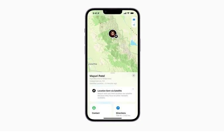 榕江苹果14维修分享iPhone14系列中 FindMy功能通过卫星分享位置方法教程 