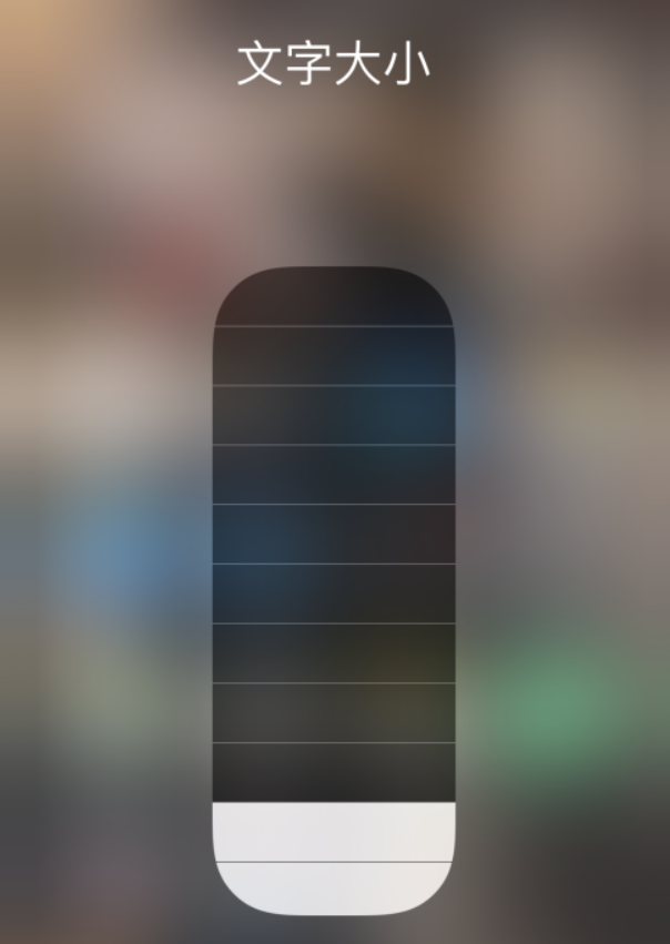 榕江苹果手机维修分享小技巧：在 iPhone 控制中心快速调节字体大小 
